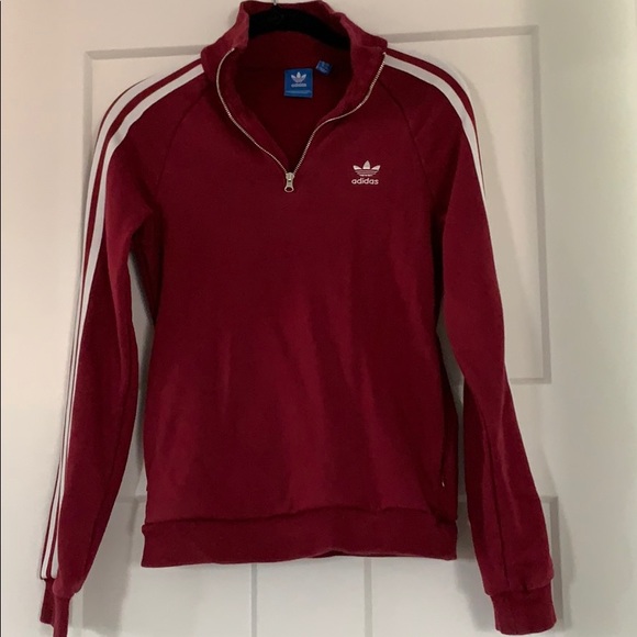 Adidas Quarter Zip Pullover - Picture 1 of 2